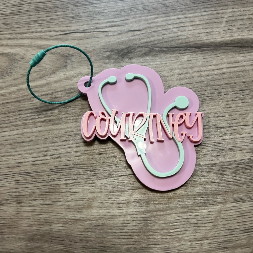 Name Plate tag (Courtney)